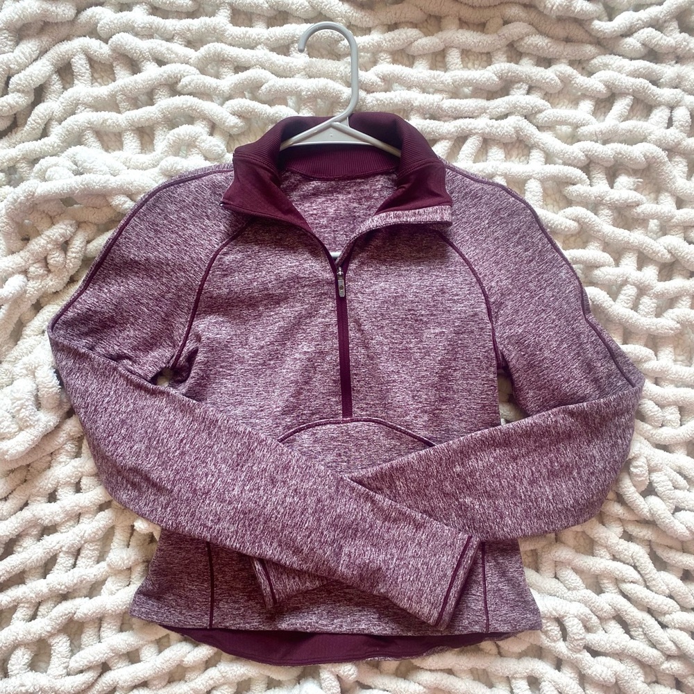 Lululemon cropped half-zip jacket